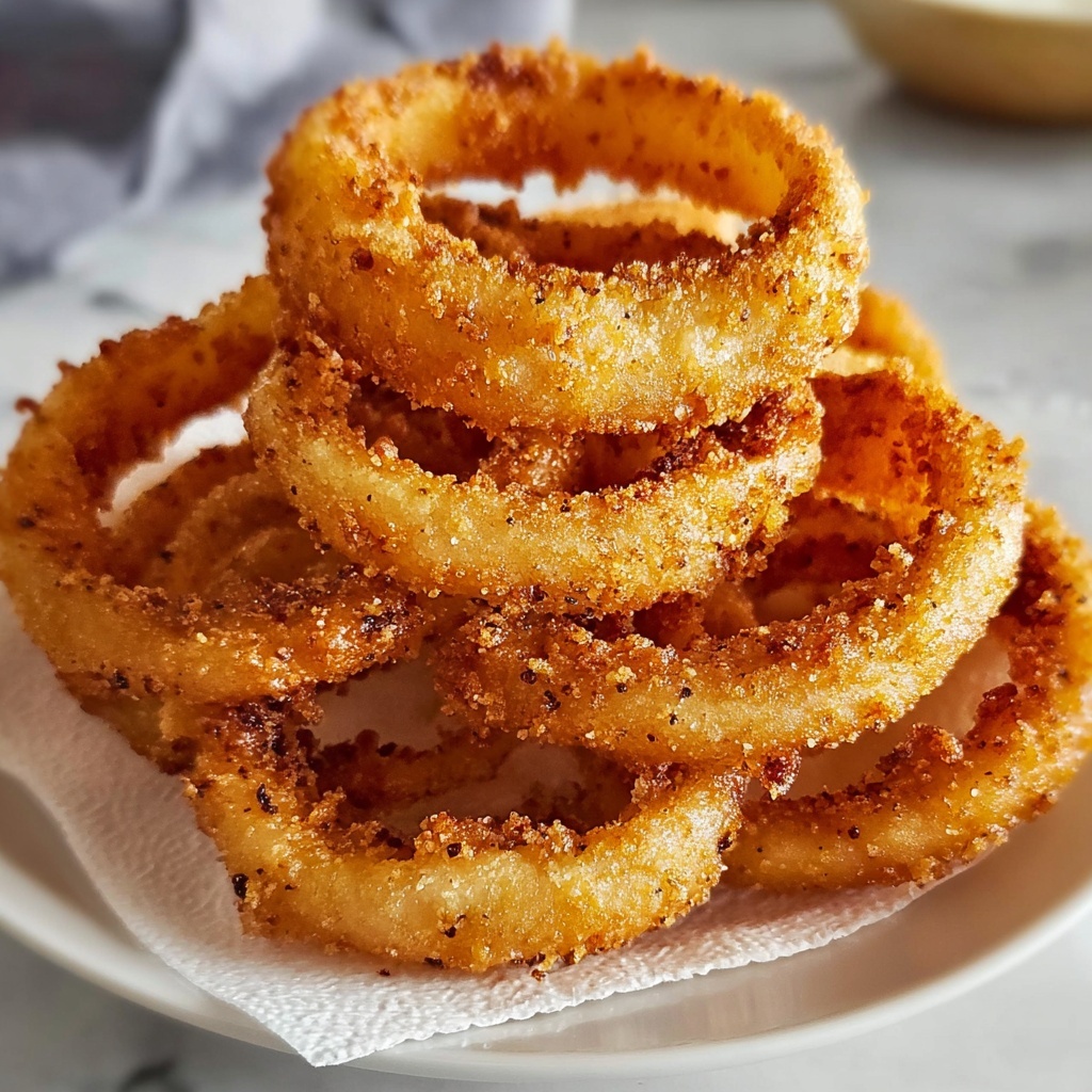Crispy Fried Onion Rings Recipe - Recipe Image
