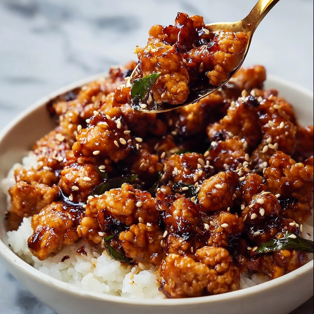 Spicy Ground Chicken Stir-Fry with Honey and Garlic Recipe - Recipe Image