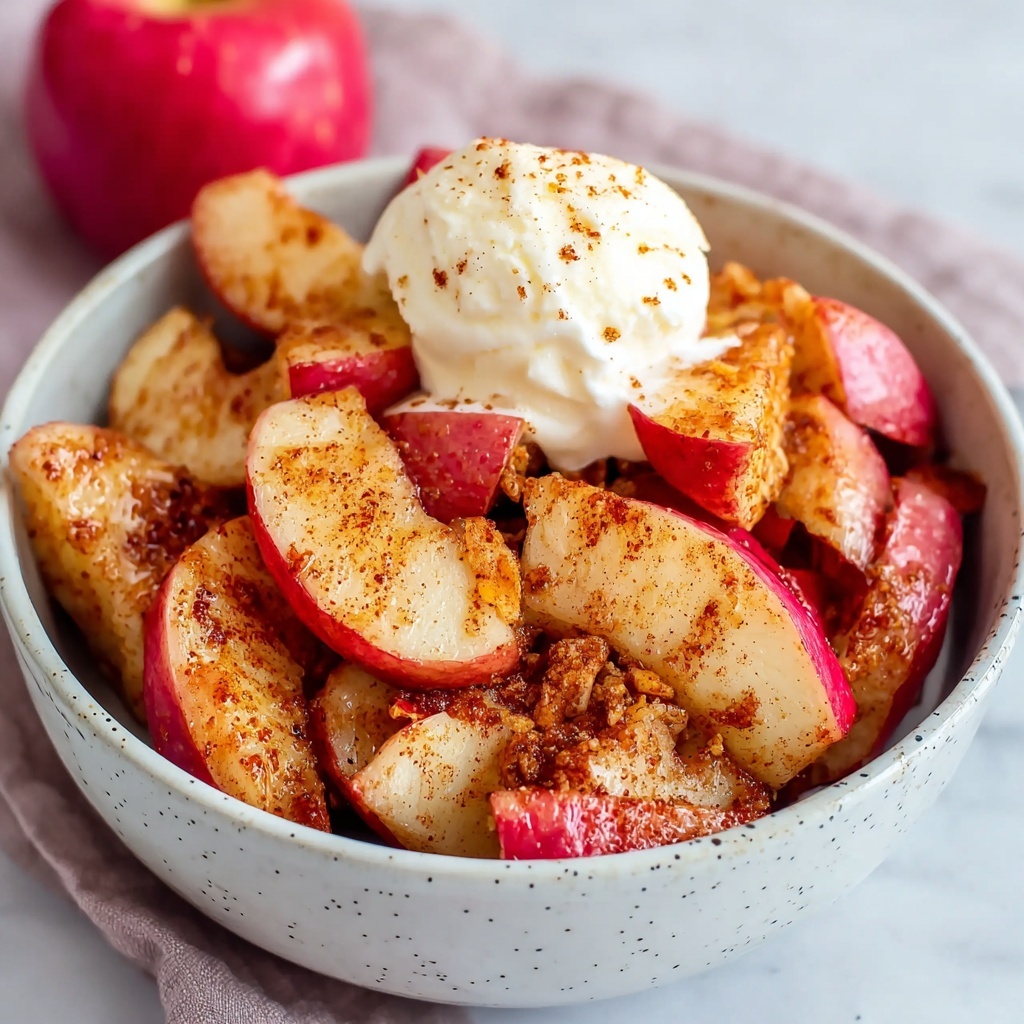 Crispy Air Fryer Cinnamon Apples Recipe - Recipe Image