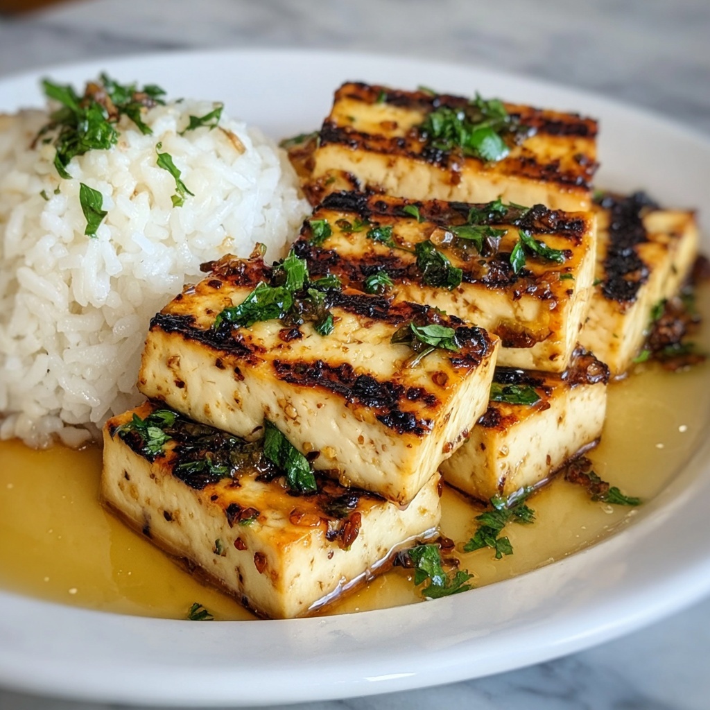 Garlic Herb Butter Tofu Recipe - Recipe Image