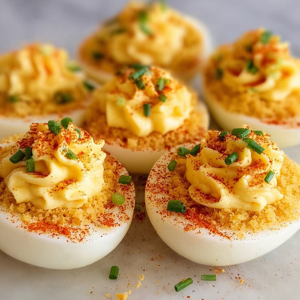 Fried Deviled Eggs Recipe - Recipe Image