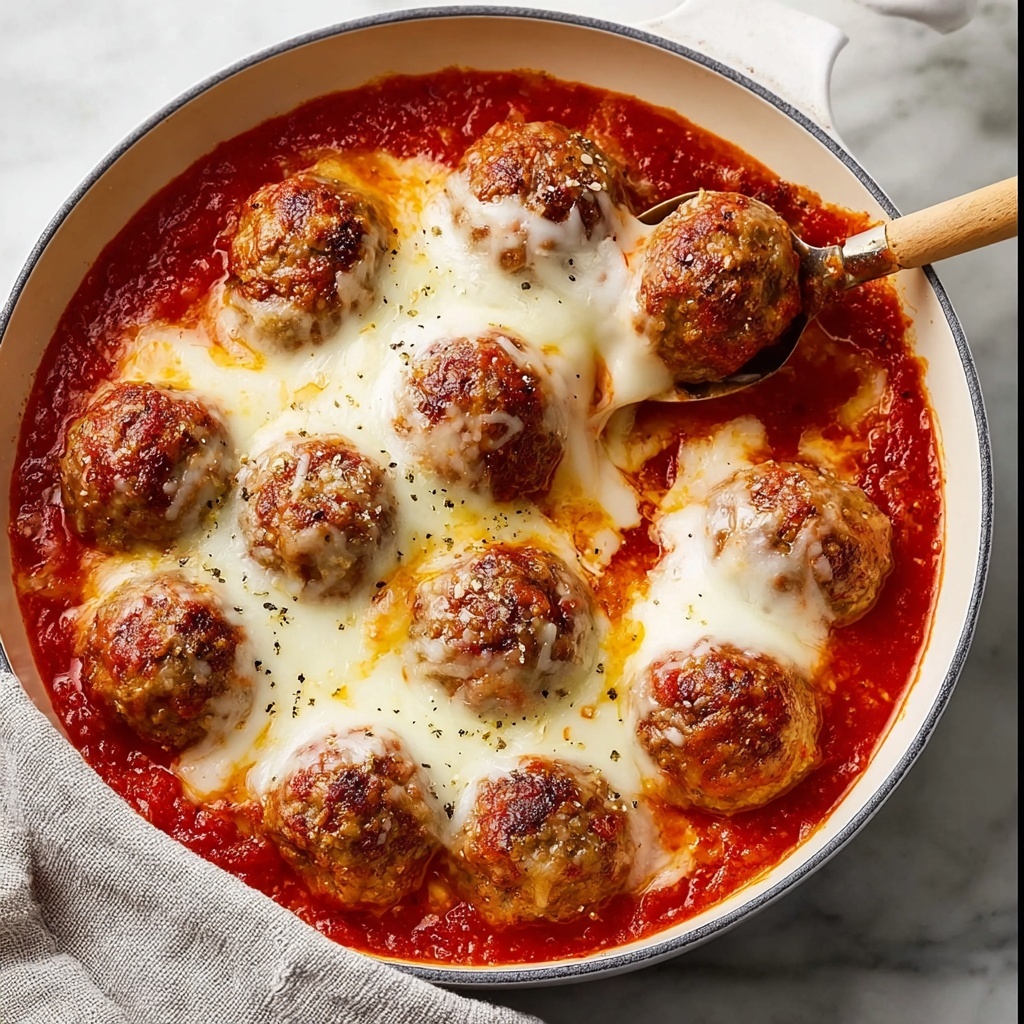 Baked Chicken Parmesan Meatballs Recipe - Recipe Image