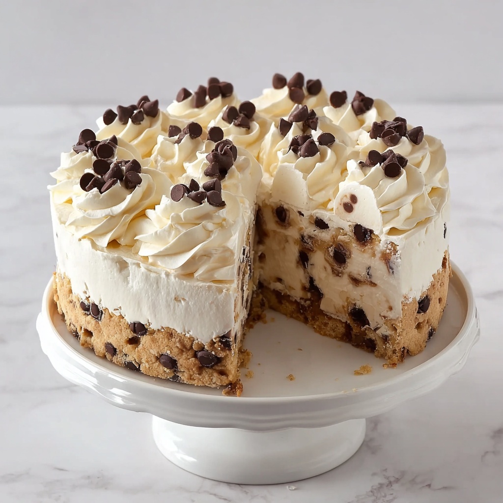 Chocolate Chip Cookie Ice Cream Cake Recipe - Recipe Image