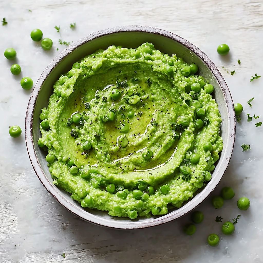 Mashed Peas with Mint and Green Onions Recipe - Recipe Image
