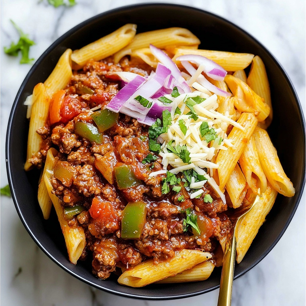 Instant Pot Enchilada Pasta with Stovetop Instructions Recipe - Recipe Image