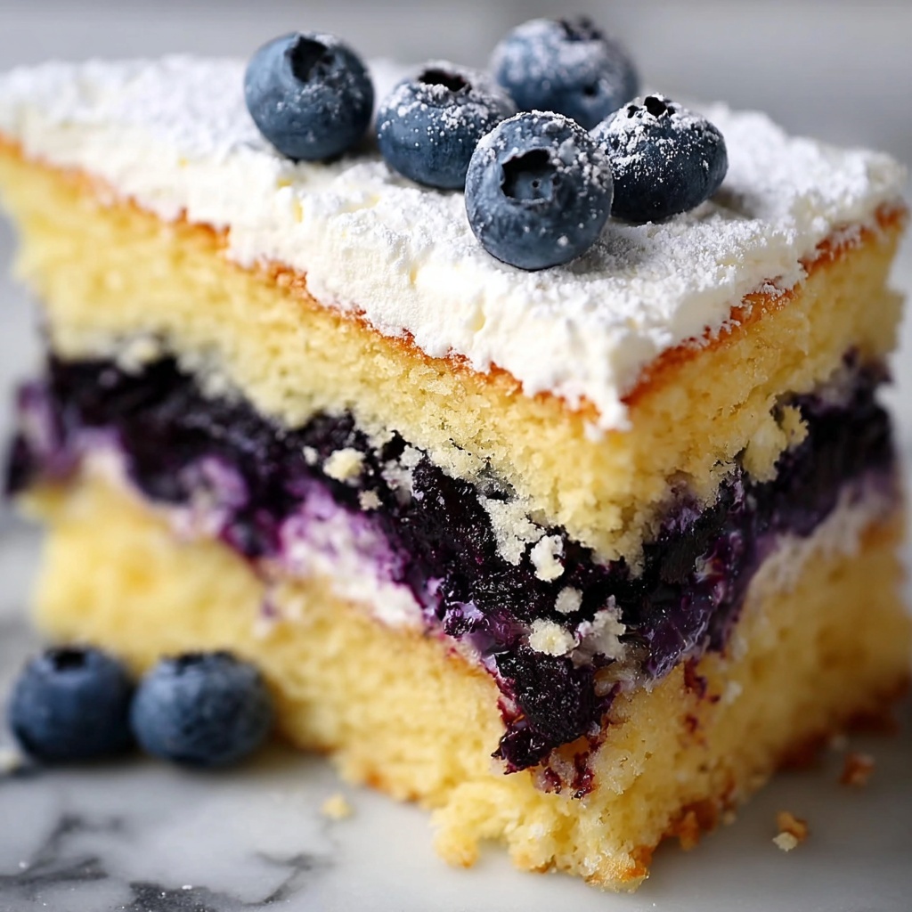 Blueberry Shortcake Cake Recipe - Recipe Image
