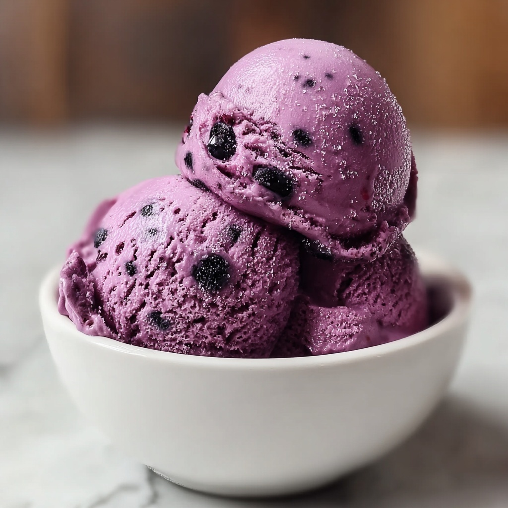 Blueberry Ice Cream Recipe - Recipe Image