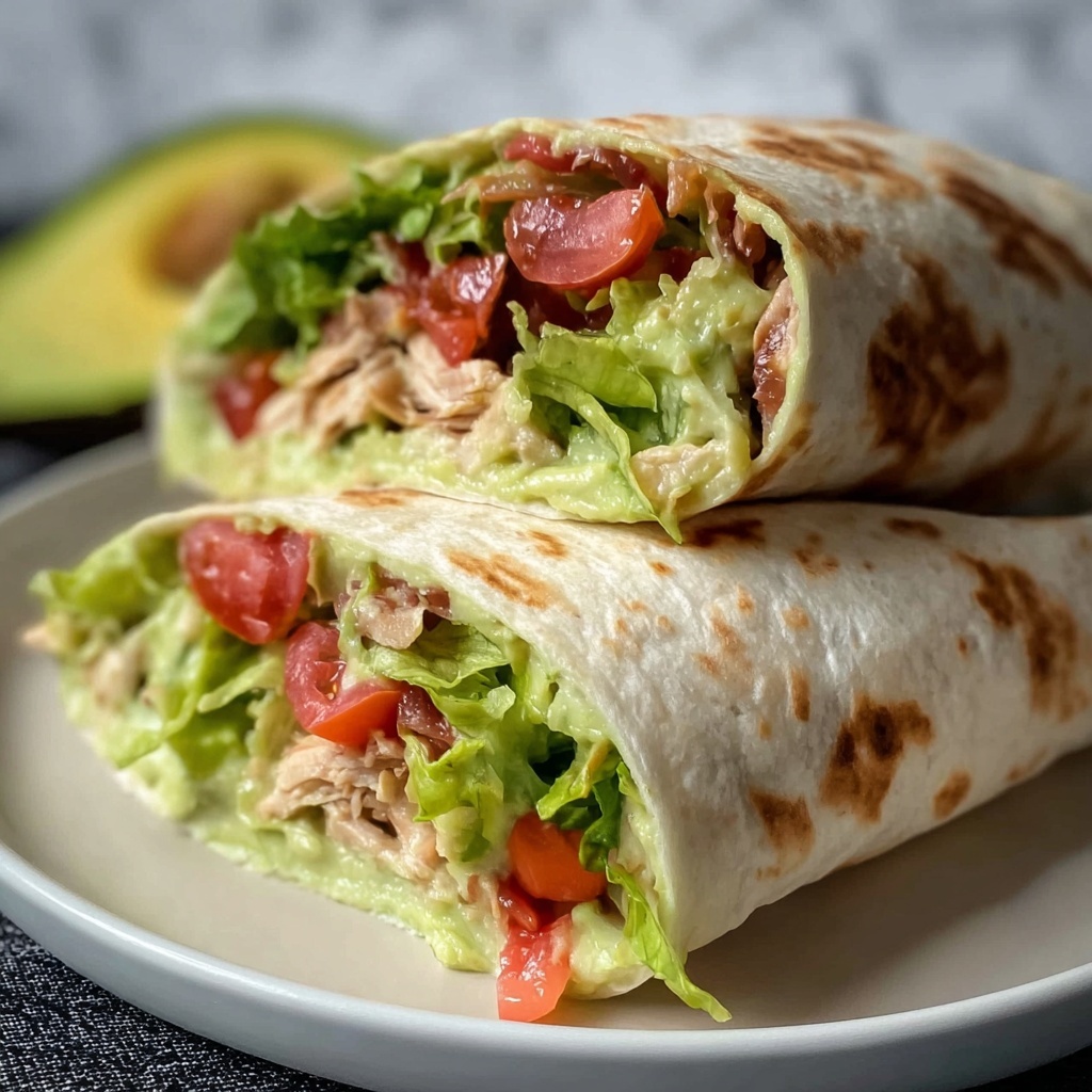 Avocado Chicken Salad Wrap Delight Recipe - Recipe Image