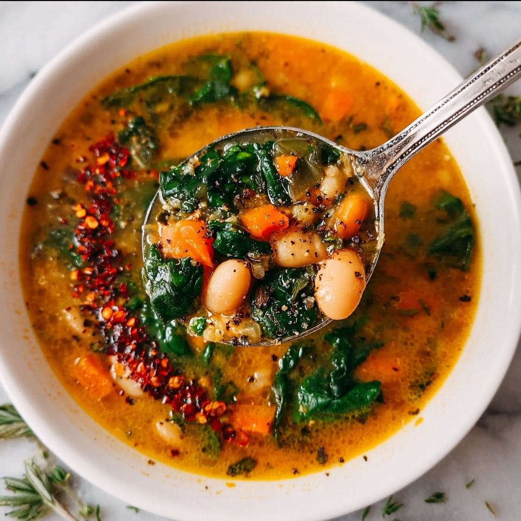 Creamy Tuscan White Bean Soup Recipe - Recipe Image