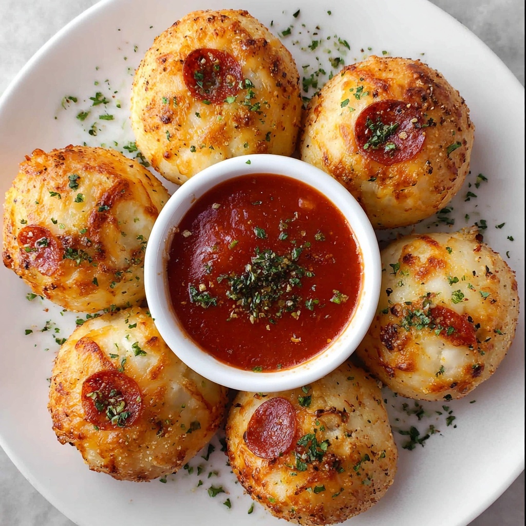 Pepperoni Pizza Bombs Recipe - Recipe Image