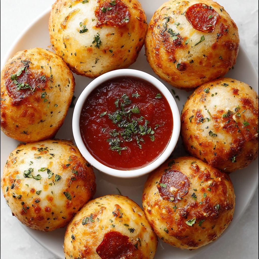 Pepperoni Pizza Bombs Recipe - Recipe Image