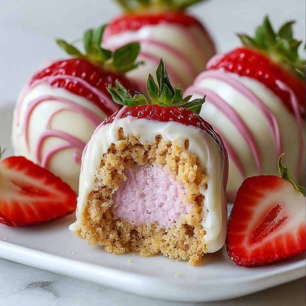 Strawberry Cheesecake Bites: The Perfect No-Bake Dessert Recipe - Recipe Image