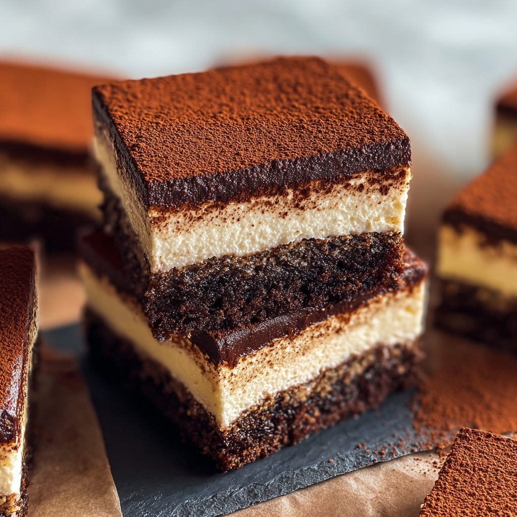 Tiramisu Brownies Recipe - Recipe Image