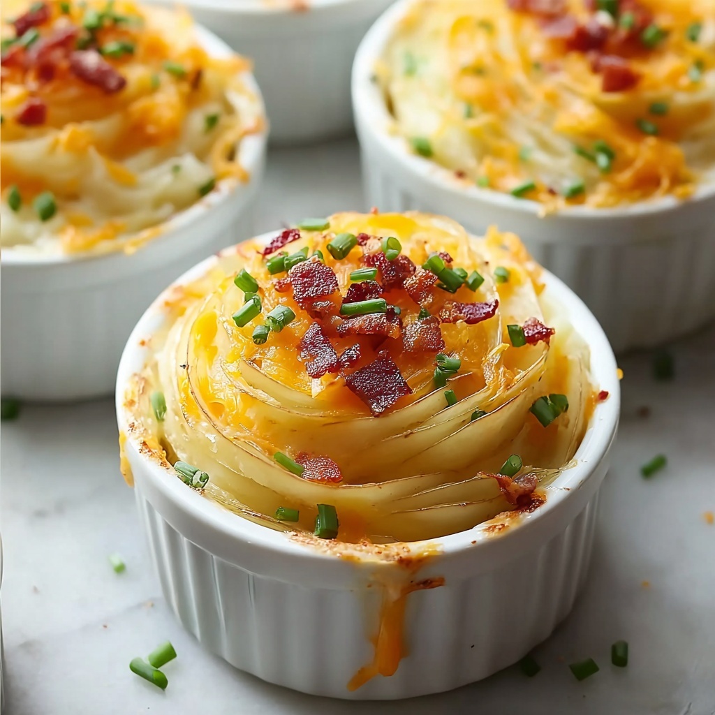 Personalized Cheesy Potato Casseroles Recipe - Recipe Image