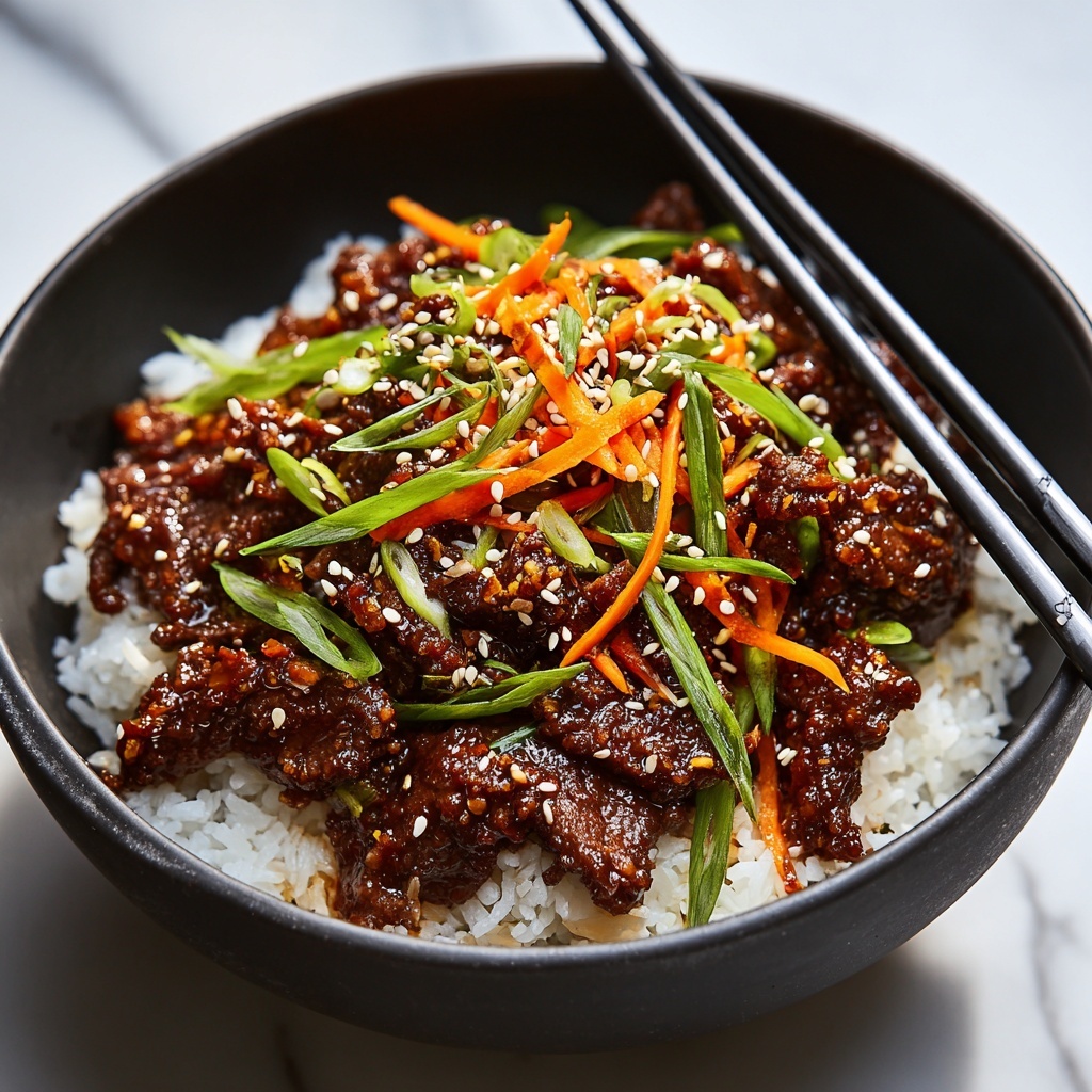 Korean Beef Bowl Recipe - Recipe Image