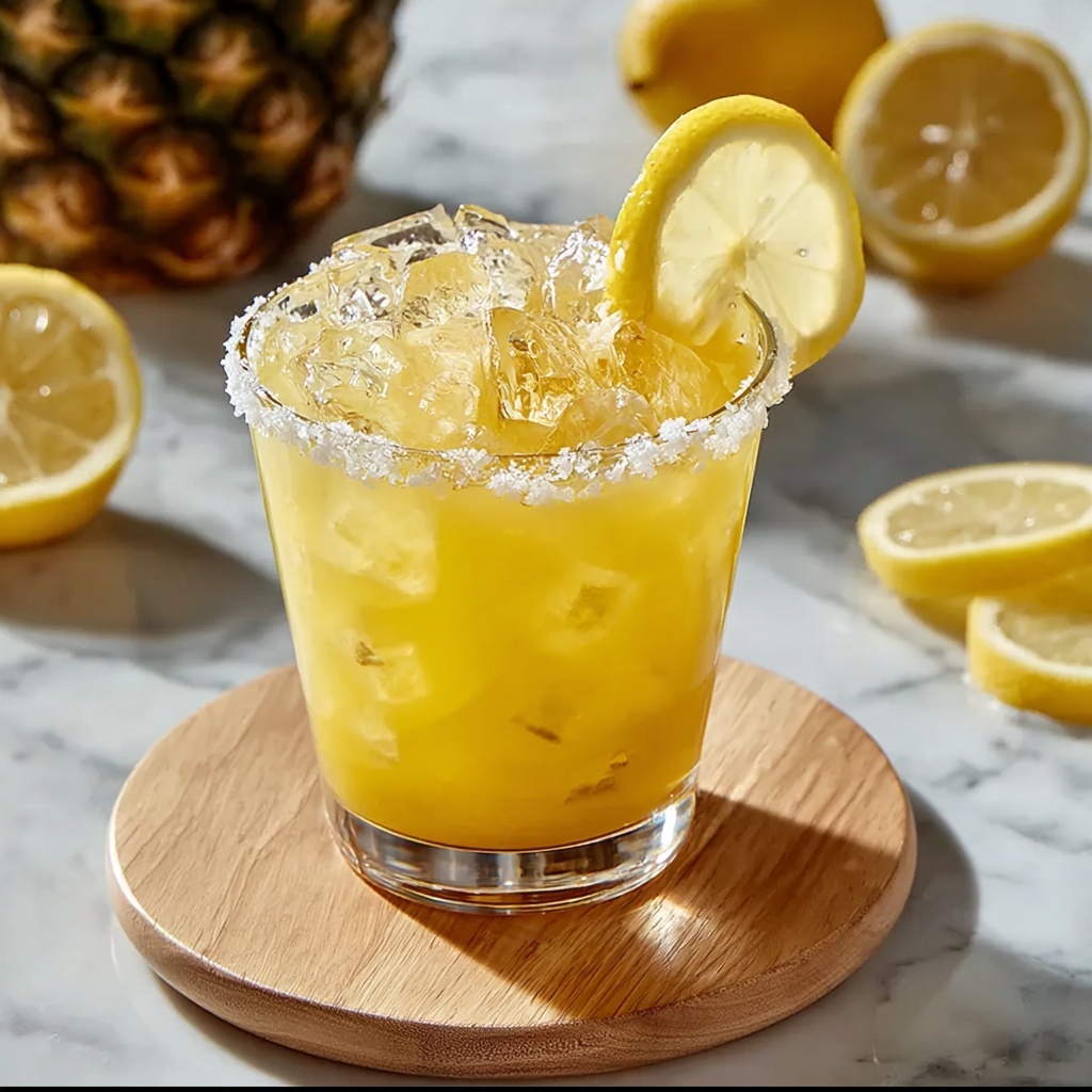 Pineapple Lemon Drop Cocktail Recipe - Recipe Image