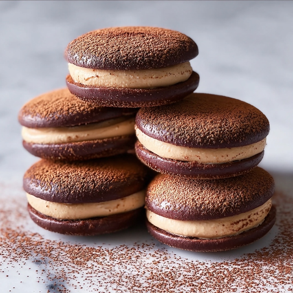 Chocolate Coffee Tiramisu Whoopie Pies Recipe - Recipe Image