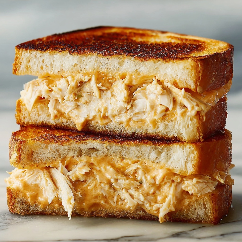 Buffalo Chicken Grilled Cheese Recipe - Recipe Image