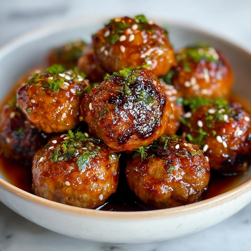 Honey Garlic Turkey Meatballs Recipe - Recipe Image