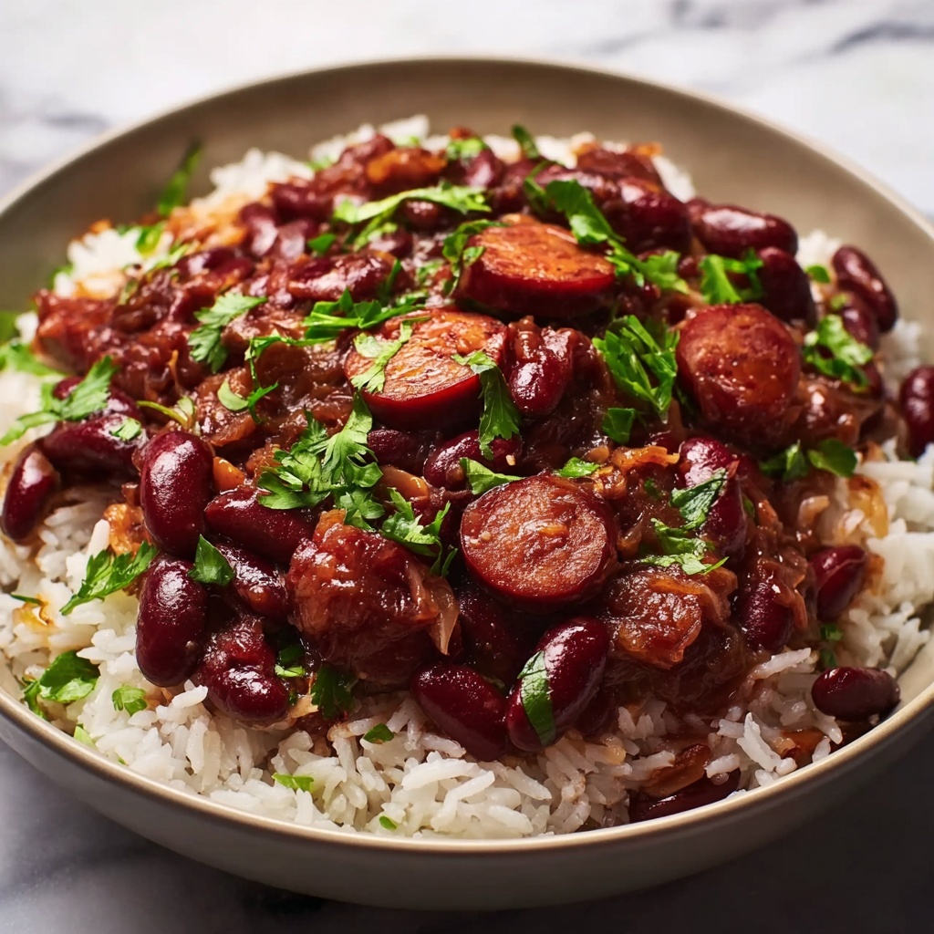 Red Beans and Rice with Andouille Sausage Recipe - Recipe Image
