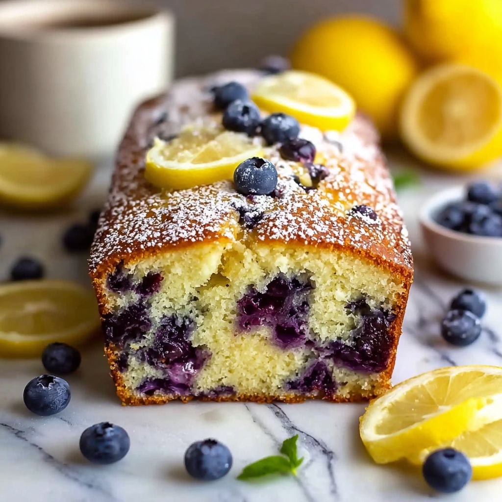 Lemon Blueberry Bread Recipe - Recipe Image