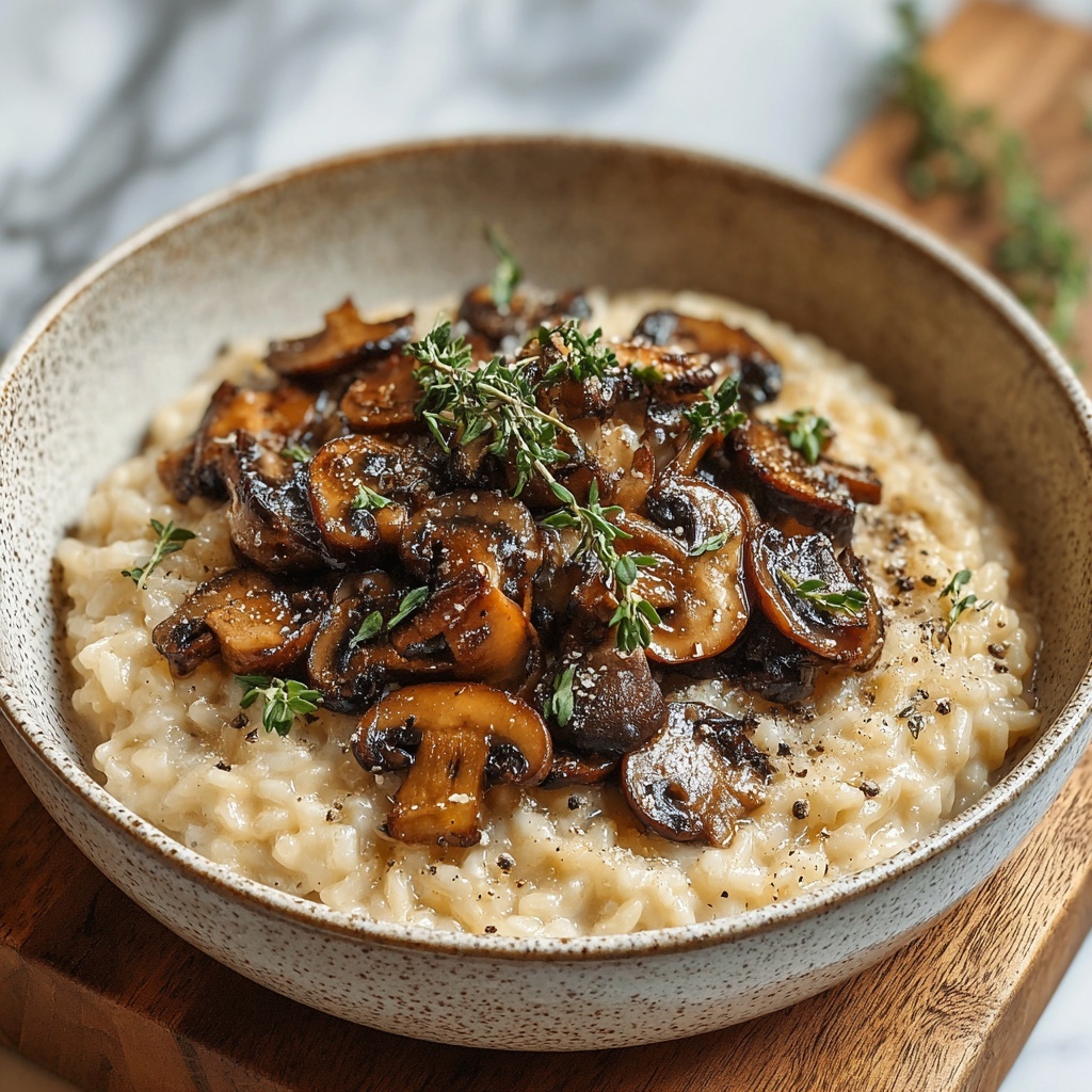 The Best Mushroom Risotto Recipe - Recipe Image
