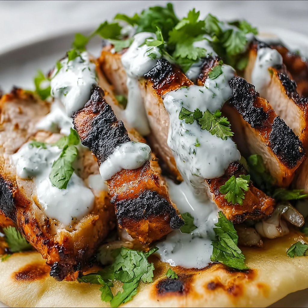 Chicken Shawarma with Yogurt Sauce Recipe - Recipe Image