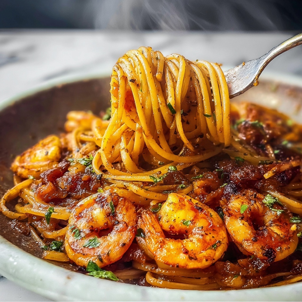 Chili Crisp Shrimp Scampi Recipe - Recipe Image