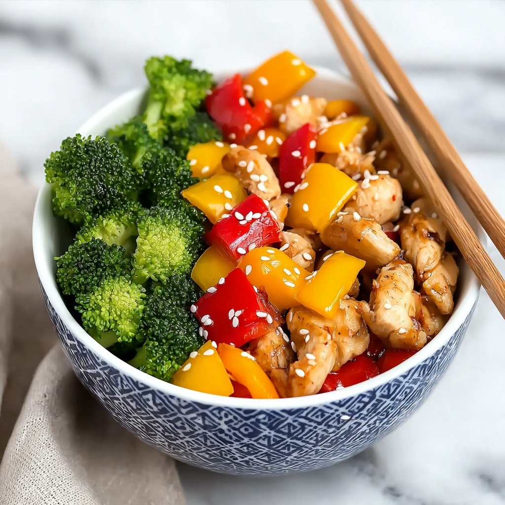 Chicken Stir Fry with Vegetables and Honey Soy Sauce Recipe - Recipe Image