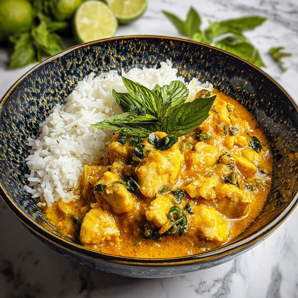 Crockpot Thai Yellow Curry Chicken Recipe - Recipe Image