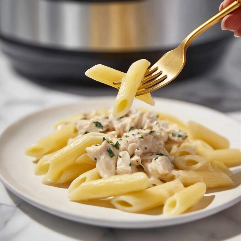 Slow Cooker Creamy Chicken and Penne Recipe