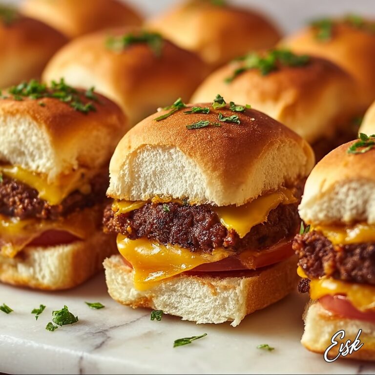 Pull-Apart Cheeseburger Sliders Recipe