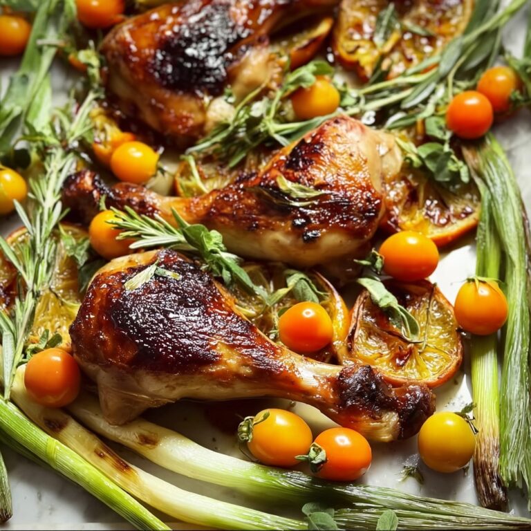 Clementine Roast Chicken with Fennel and Honey Recipe