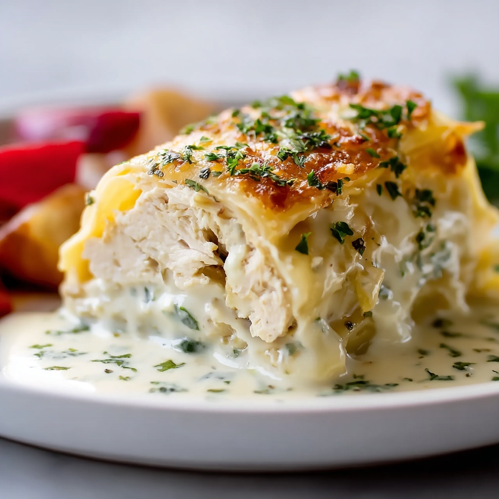 Chicken Alfredo Roll-Ups Recipe - Recipe Image