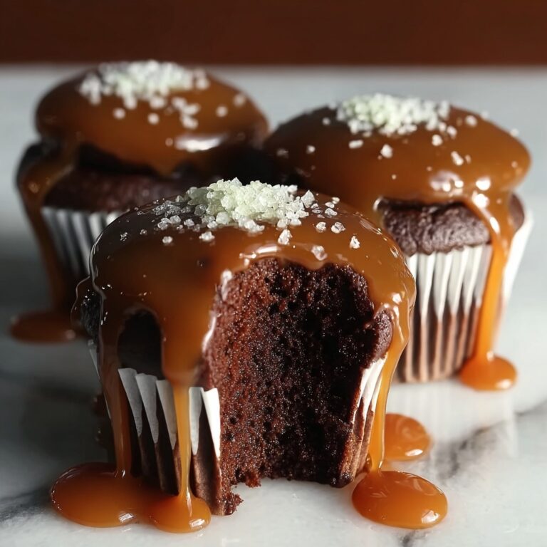 Irresistible Salted Caramel Lava Cupcakes Recipe