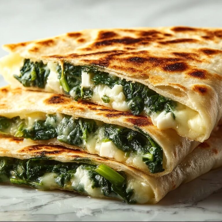 Spinach and Feta Cheese Quesadillas Recipe
