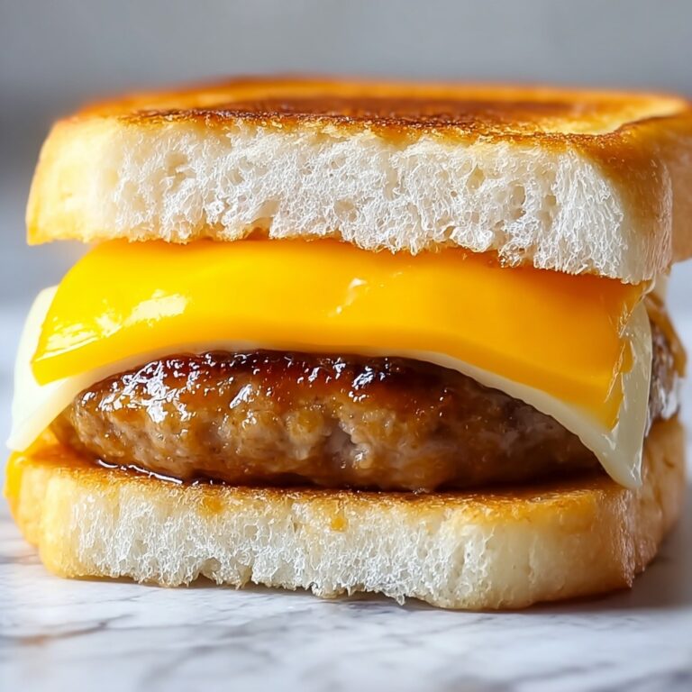 Eggo® Sausage, Egg, and Cheese Sandwich Recipe