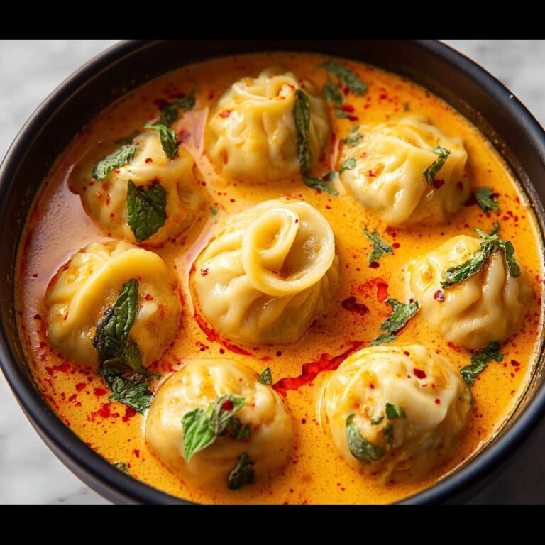 Soup Dumplings in Thai Red Curry Sauce Recipe
