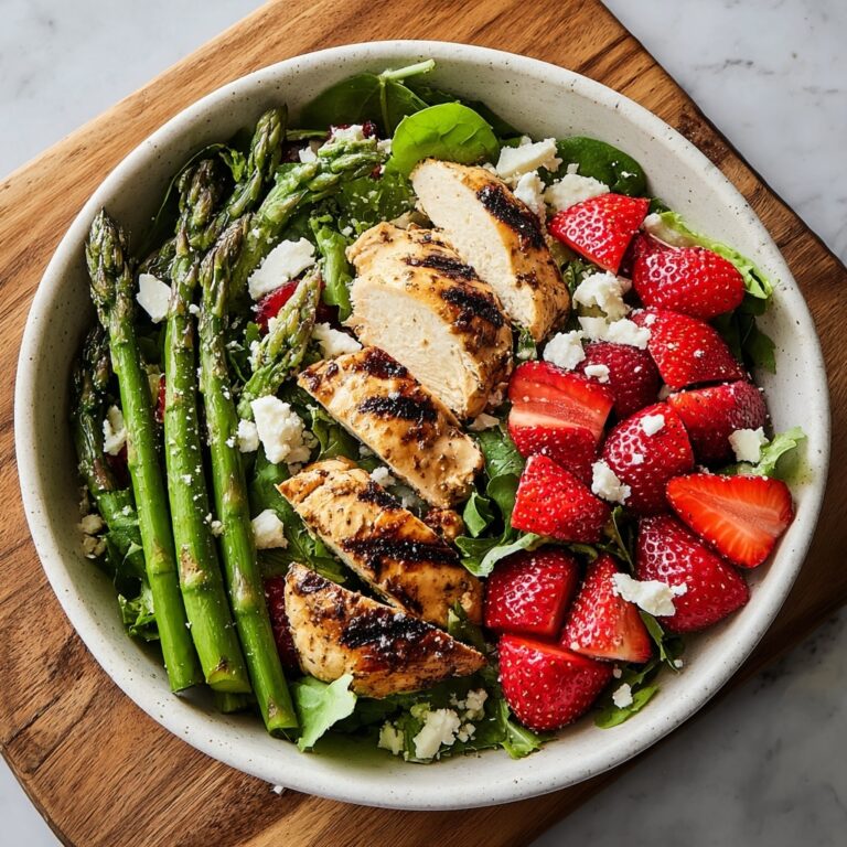 Strawberry Chicken Salad with Mint & Goat Cheese Recipe