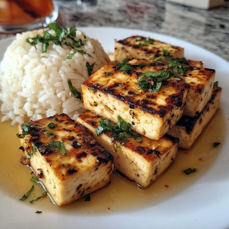 Garlic Herb Butter Tofu Recipe