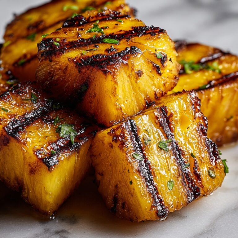 Grilled Pineapple: A Sweet and Smoky Tropical Delight Recipe