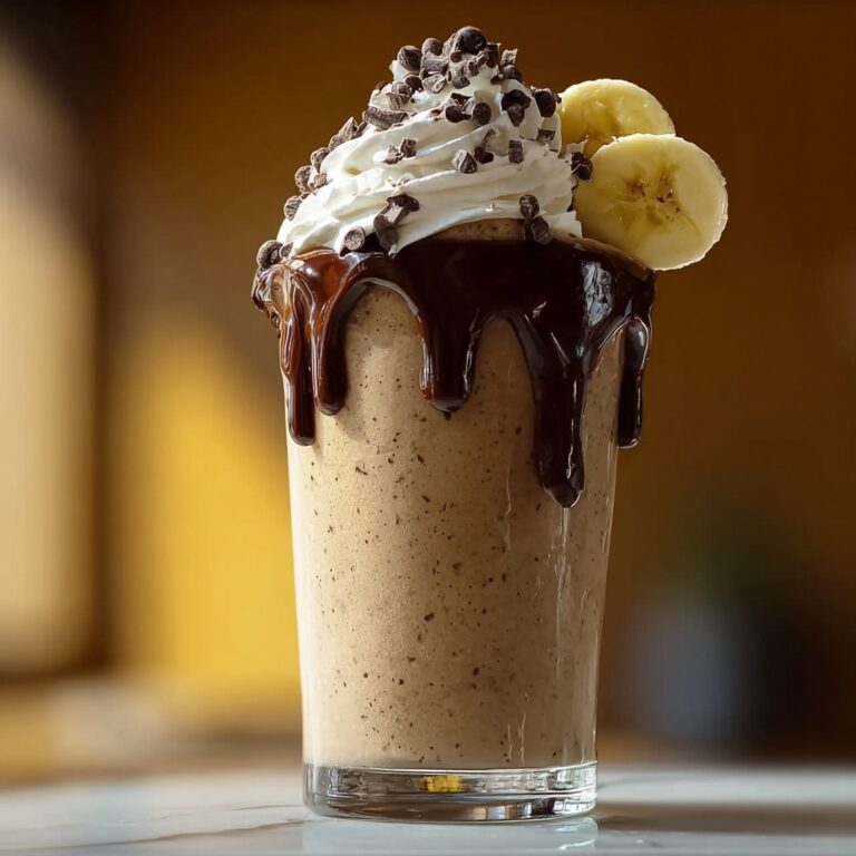 Banana Caramel Chocolate Frappuccino Recipe