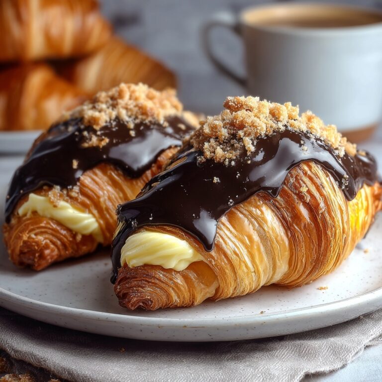 Decadent Boston Cream Pie Croissants Recipe