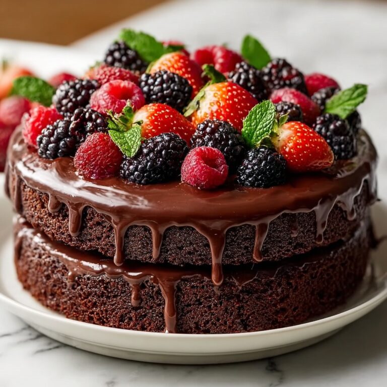 Berry Chocolate Cake Recipe