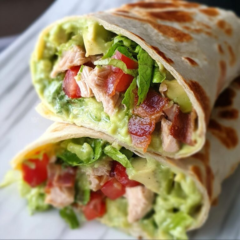Avocado Chicken Salad Wrap Delight Recipe