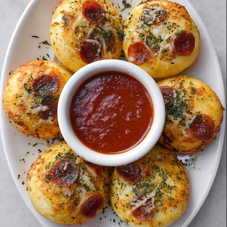Pepperoni Pizza Bombs Recipe