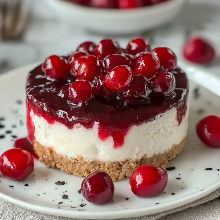 Easiest No-Bake Cherry Cheesecake: A Delightful Treat Recipe