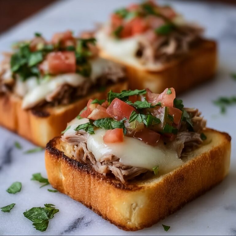 Tuna Melt Bruschetta Recipe