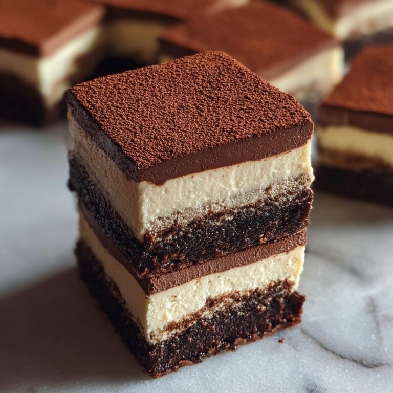 Tiramisu Brownies Recipe