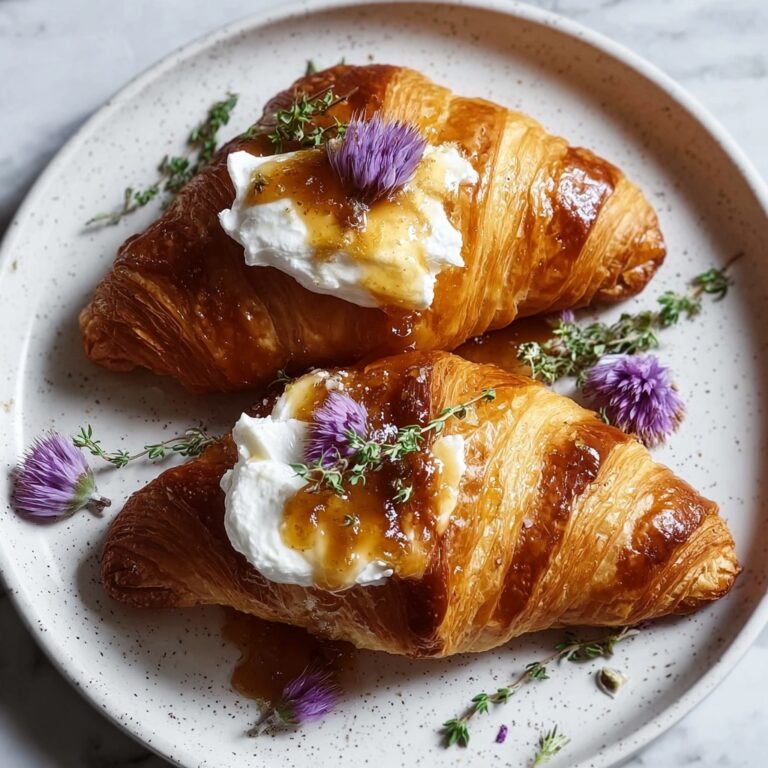 Whipped Ricotta & Burnt Honey Croissants Recipe